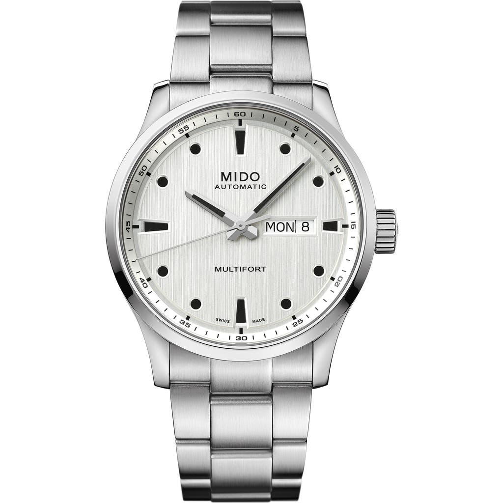 Mido Multifort Automatic Bracelet Watch, 42mm