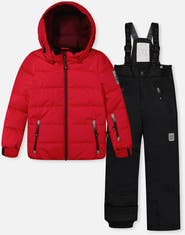 Deux par Deux Play Reinforced Jacket & Pants Neckwarmer Two Piece Snowsuit