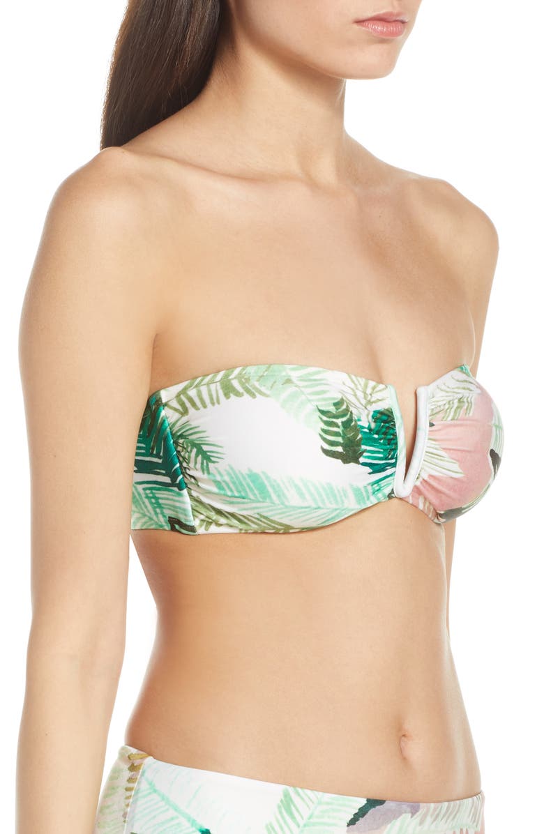 Lenny Niemeyer V-Wire Bandeau Bikini Top, Alternate, color, 