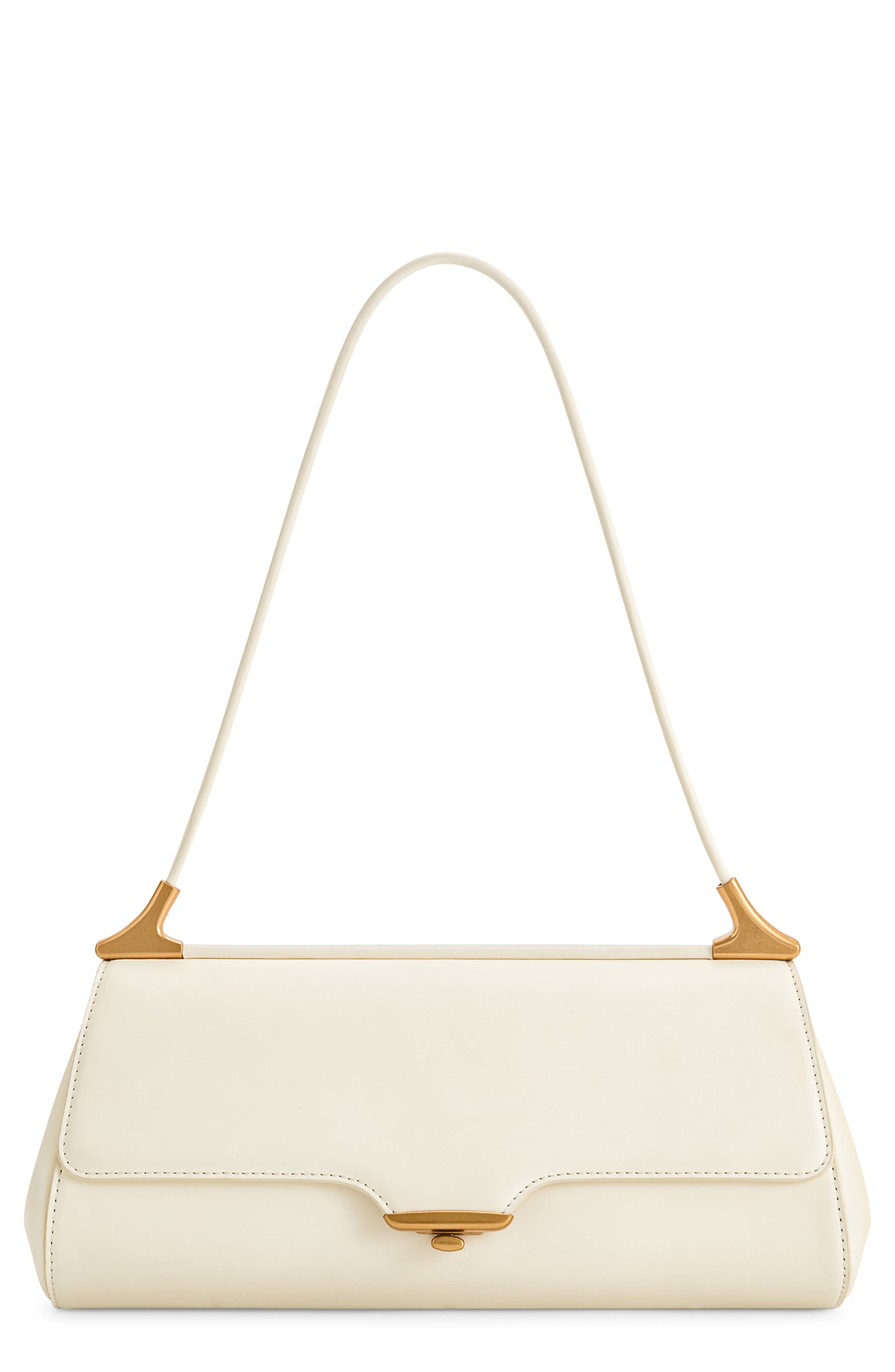 JW PEI Eloise Faux Leather Shoulder Bag, Main, color, White