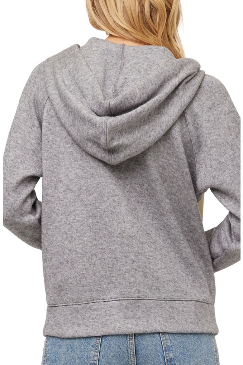 Dania Contrast Hoodie, Alternate, color, GRAY