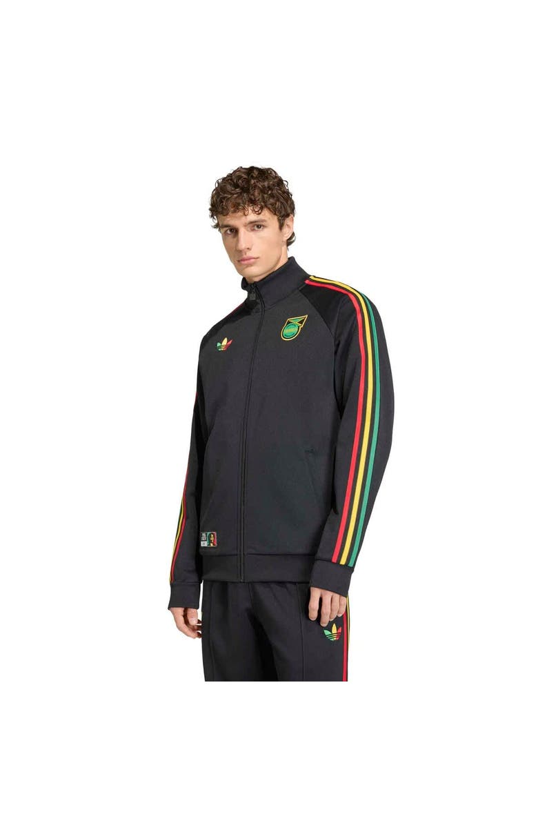 adidas Men's adidas Black Jamaica National Team Originals Full-Zip Track Jacket, Main, color, Black