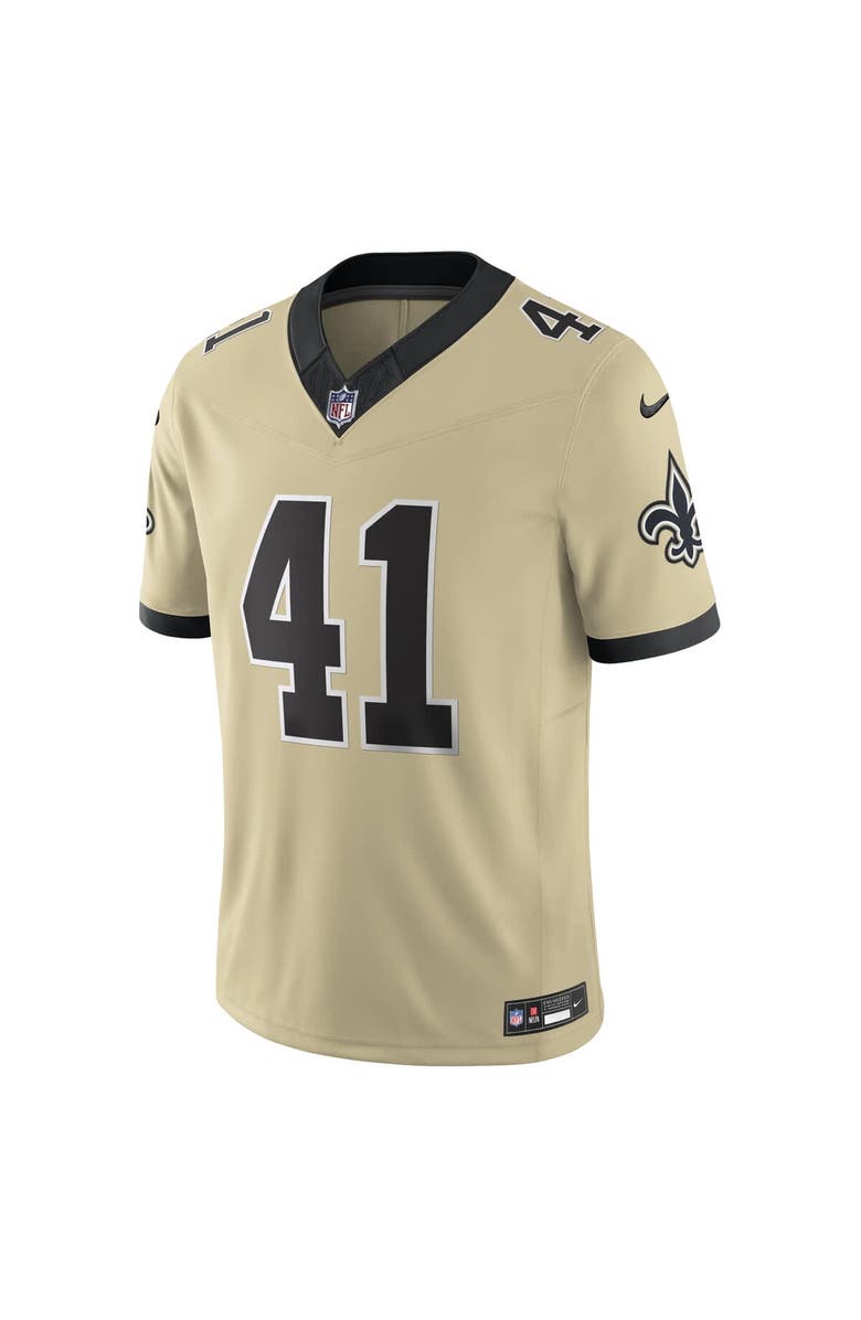 Nike Men's Nike Alvin Kamara Gold New Orleans Saints Gameday Golds Alternate Vapor F.U.S.E. Limited Jersey, Alternate, color, Gold