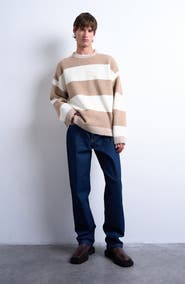 Topman Regular Fit Stripe Sweater