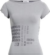 BDG Urban Outfitters Grunge Graphic Seamless Baby Tee