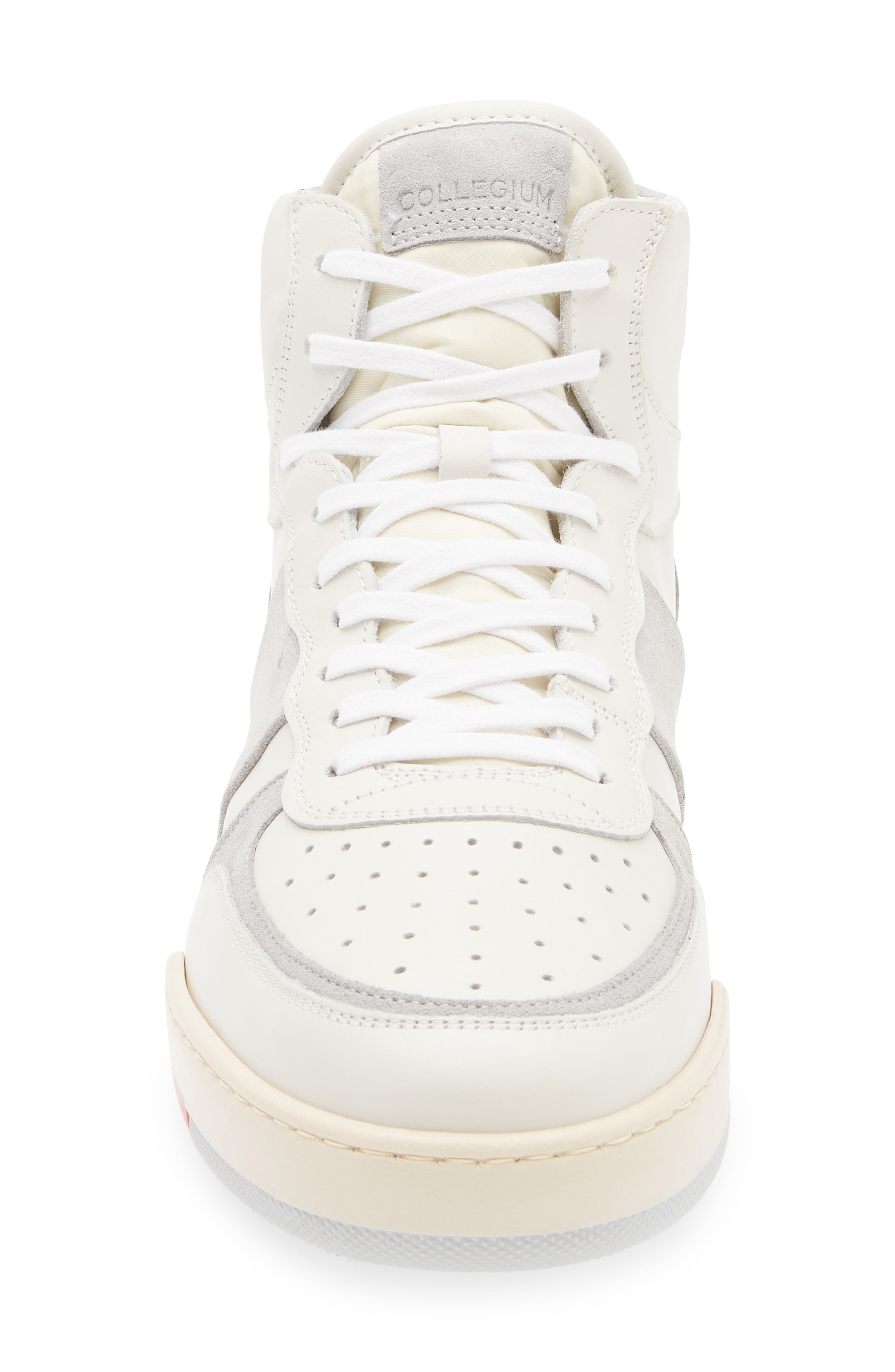 Collegium Pillar Destroyer II Sneaker, Alternate, color, Platinum Suede