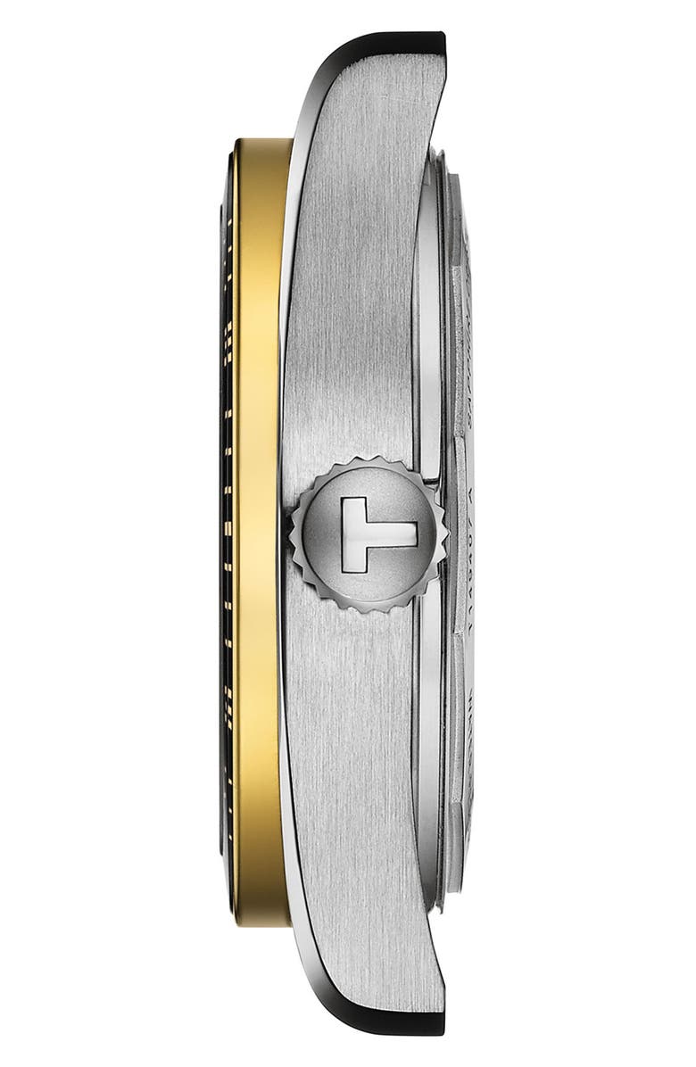 Tissot PR516 Powermatic 80 Automatic Bracelet Watch, 38mm, Alternate, color, Two Tone