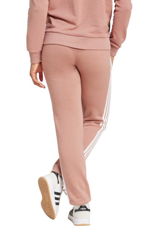 Adidas Originals Adidas 3-stripes Fleece Sweatpants In White
