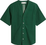 Imperfects Mr. Lynch's Benny Short Sleeve Seersucker Button-Up Jersey