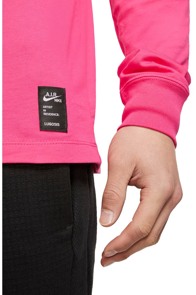 Sportswear Lugosis Long Sleeve T-Shirt, Alternate, color, WATERMELON