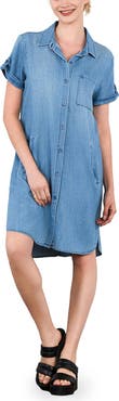 Billy T Denim Shirtdress