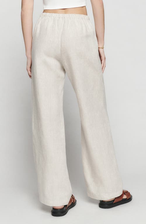 Reformation Olina Wide Leg Linen Pants