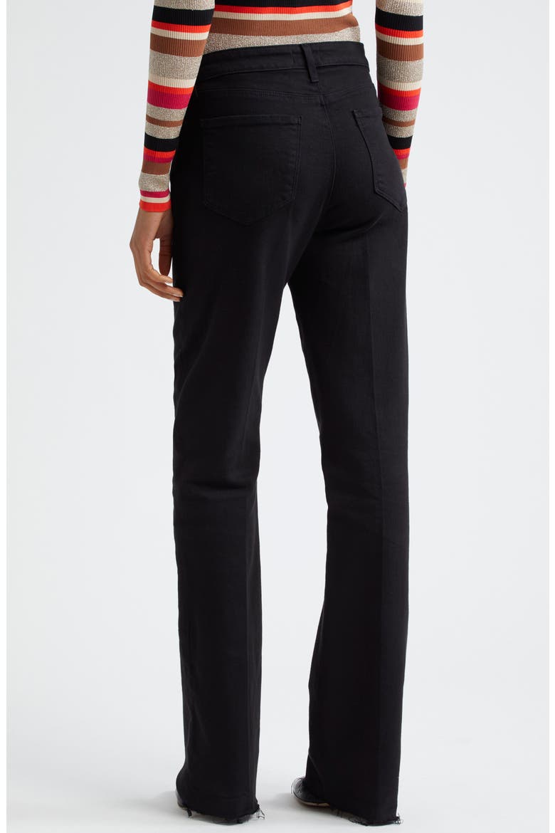 Ruth High Rise Straight Leg Jeans, Alternate, color, BLACK