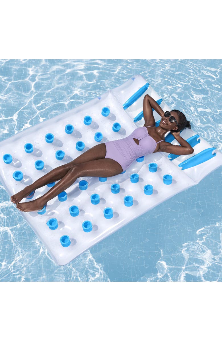 Bestway Inflatable Floating Beach Bed, Alternate, color, Multicolored