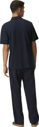 Missoni Solid Color Cotton Piqué Polo Shirt With Zigzag