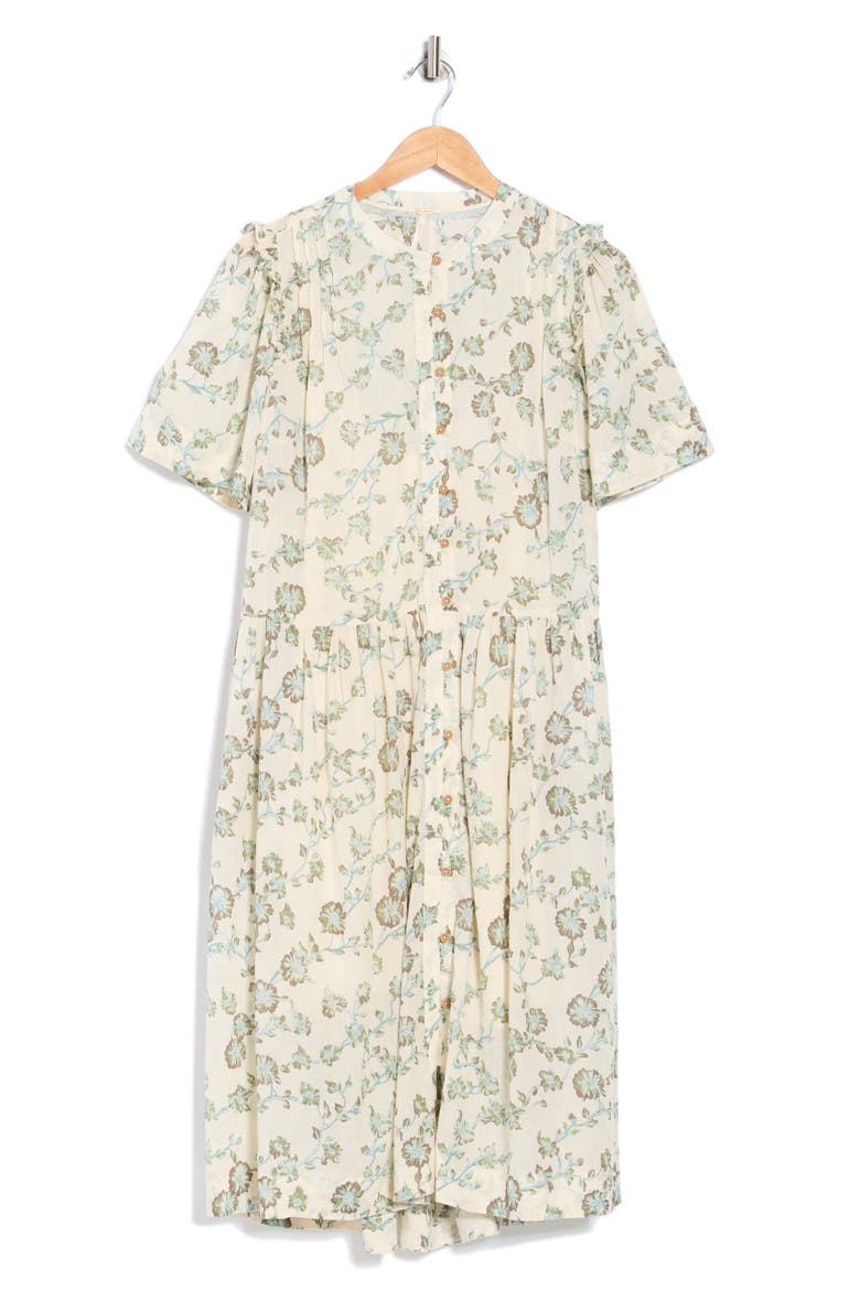 Bella Mae Midi Dress, Alternate, color, WHITE