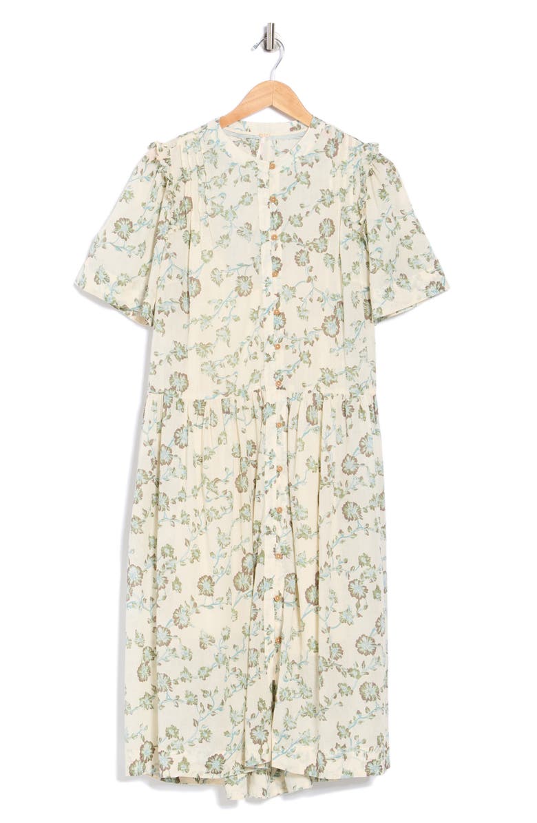 Free People Bella Mae Midi Dress, Alternate, color, White