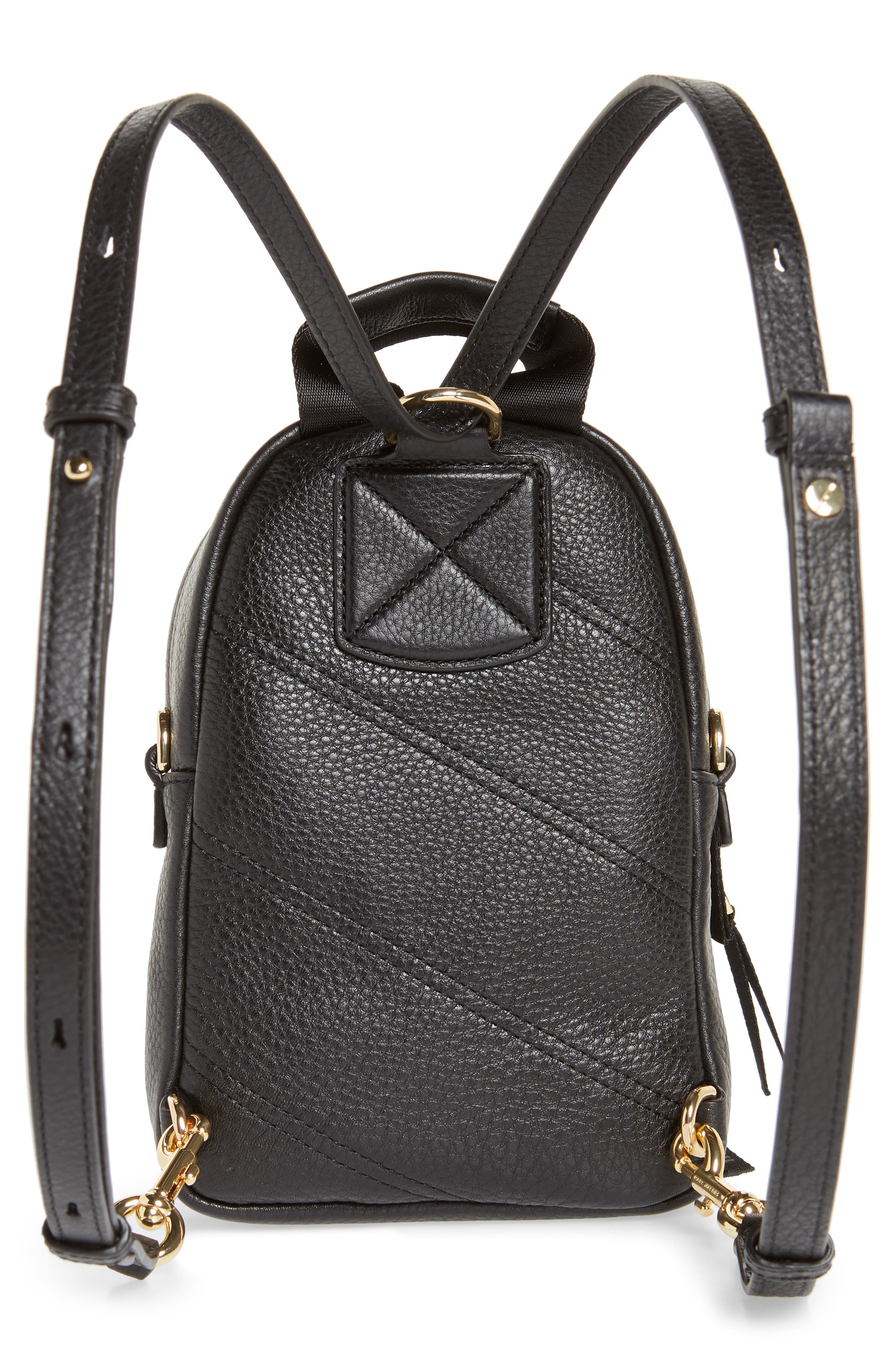 Marc Jacobs Mini Trek Leather Backpack, Alternate, color, 