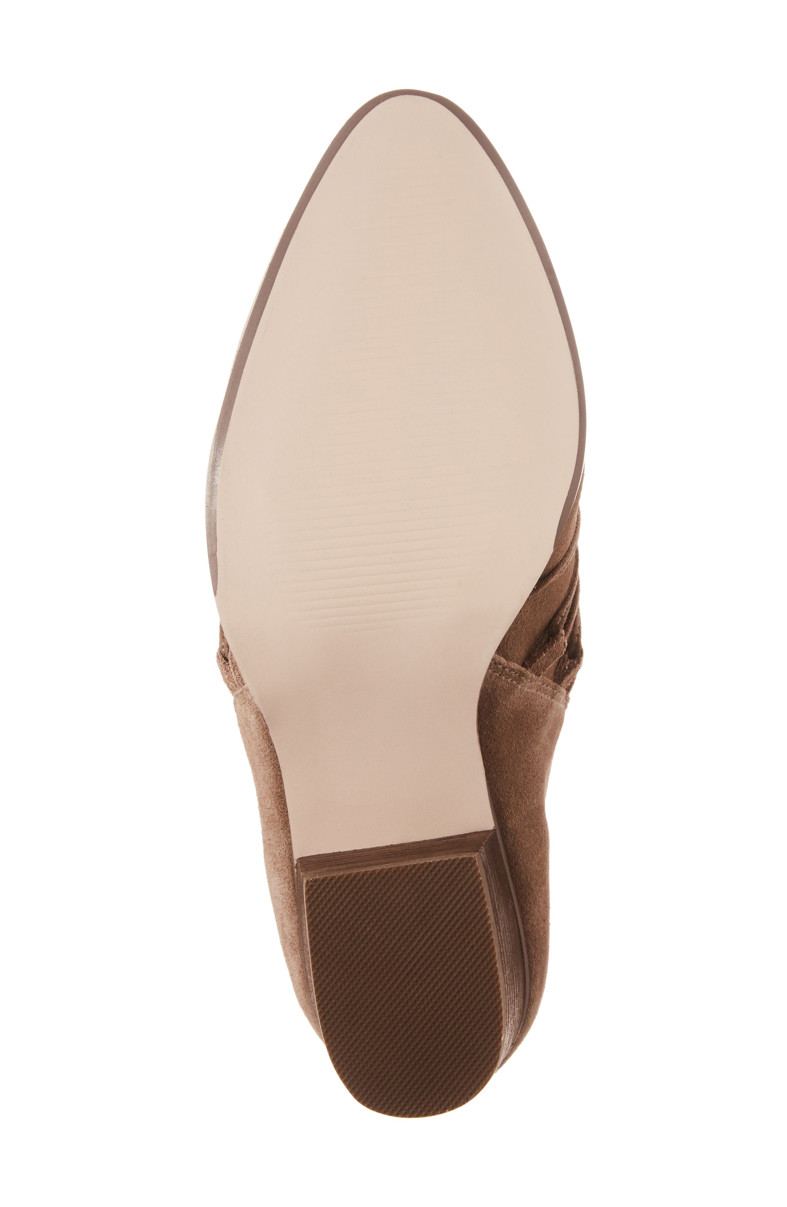 Bellevue Bootie, Alternate, color, NIGHT TAUPE SUEDE
