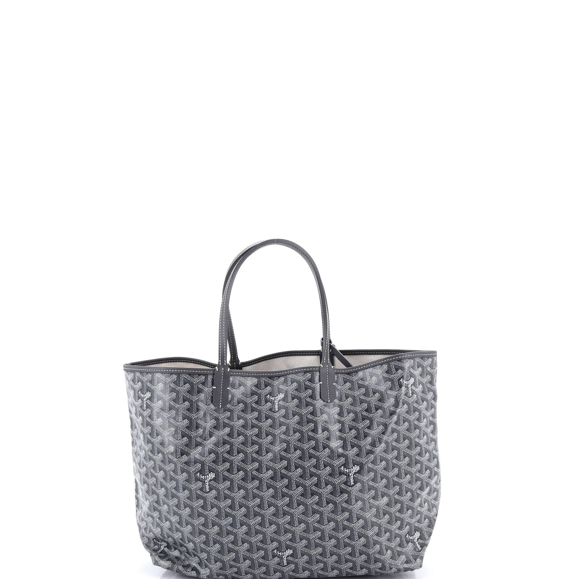 Pre-Owned Goyard Saint Louis Tote Coated Canvas PM, Alternate, color, Gray