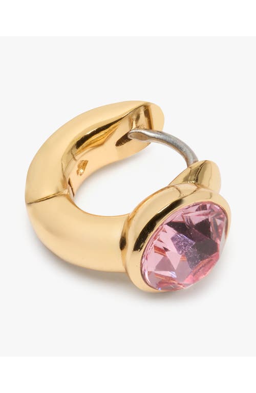 Kate Spade Keep Sparkling Earrings In Pink/gold