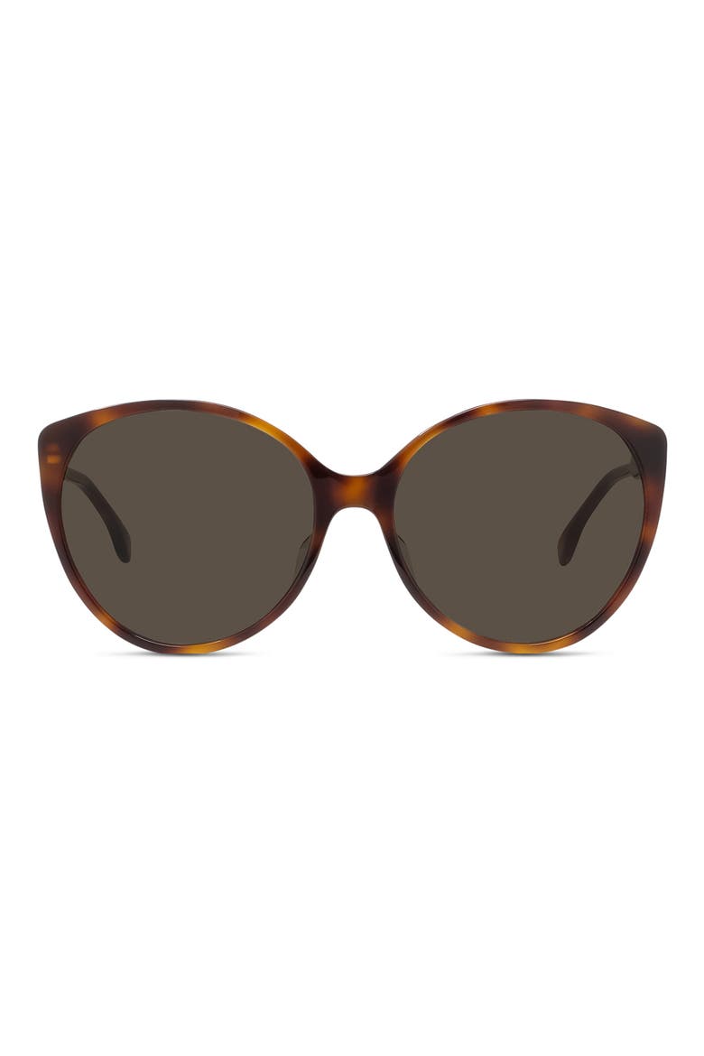 'Fendi Fine 59mm Round Sunglasses, Main, color, BLONDE HAVANA / BROWN