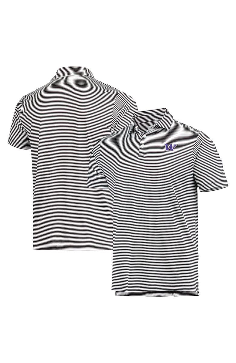 Columbia Men's Columbia Golf Black Washington Huskies Club Invite Omni-Wick Polo, Alternate, color, 