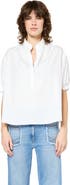 GERARD DAREL Annyr Ruffled Mandarin Collar Blouse