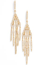 Nadri Kate Pavé Chandelier Earrings