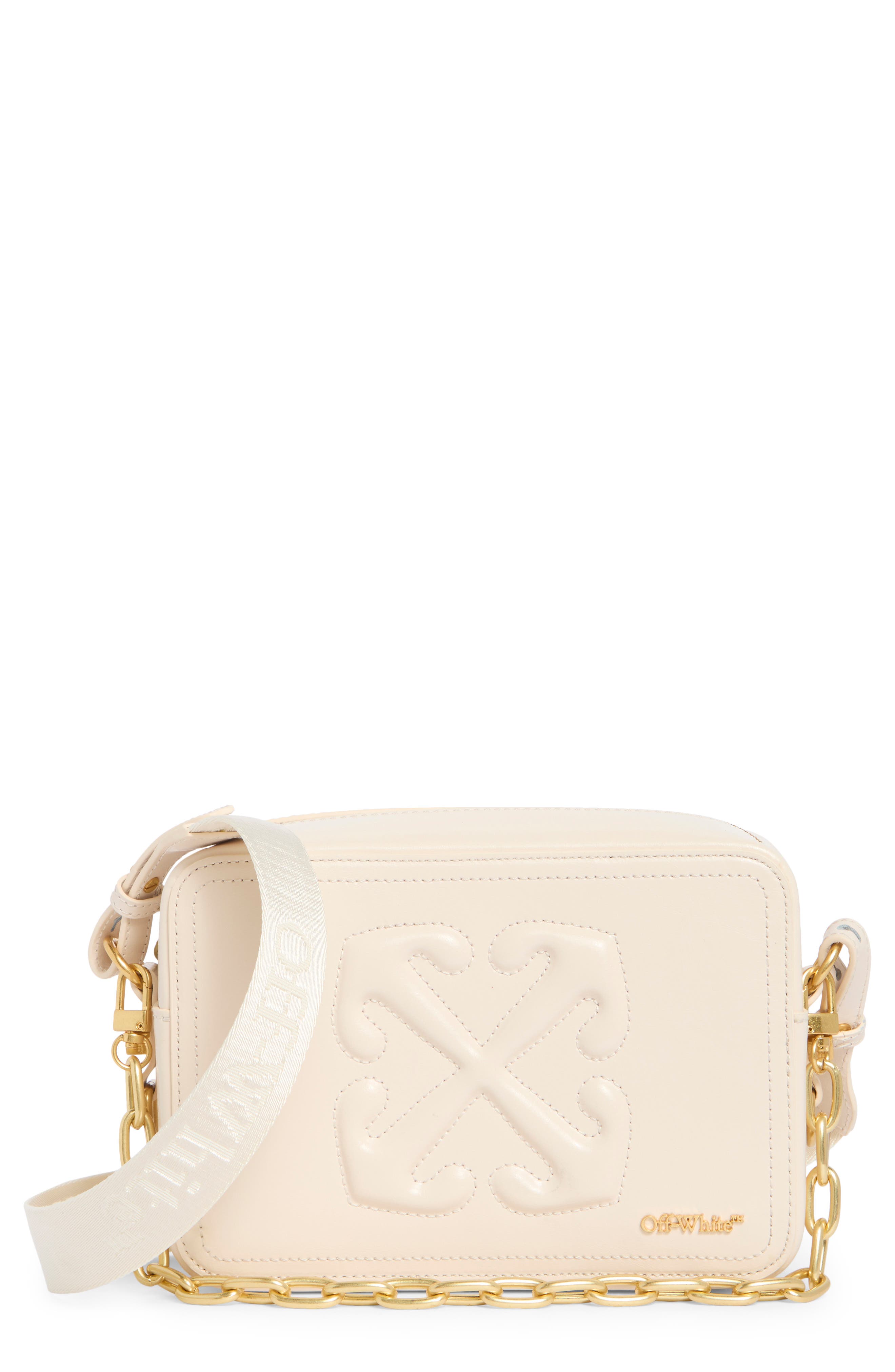 Off-White Medium Camera Crossbody Bag