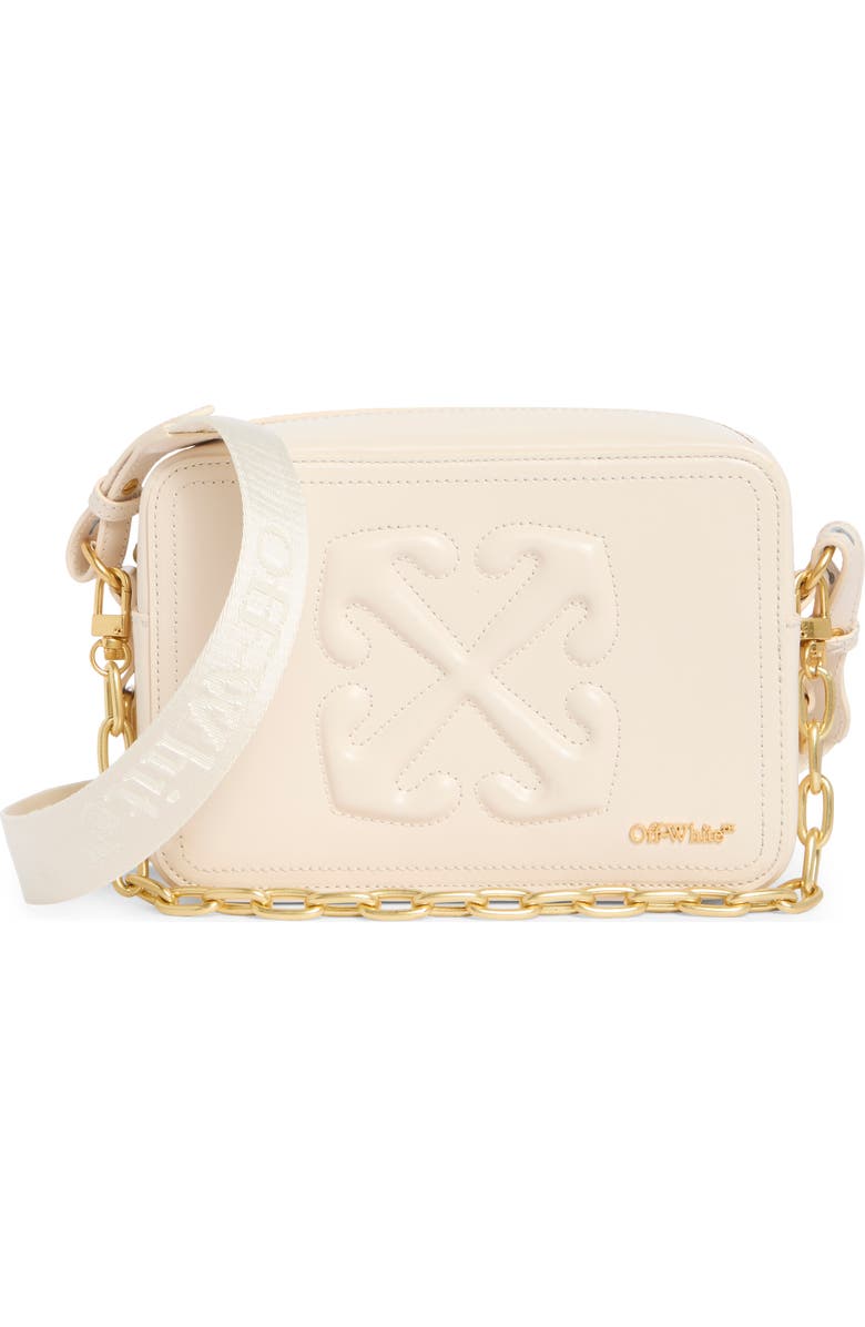 Off-White Medium Camera Crossbody Bag, Main, color, Cream