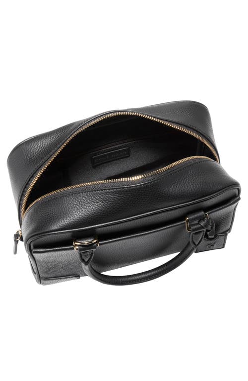 Cole Haan Beverly Small Leather Satchel In Black
