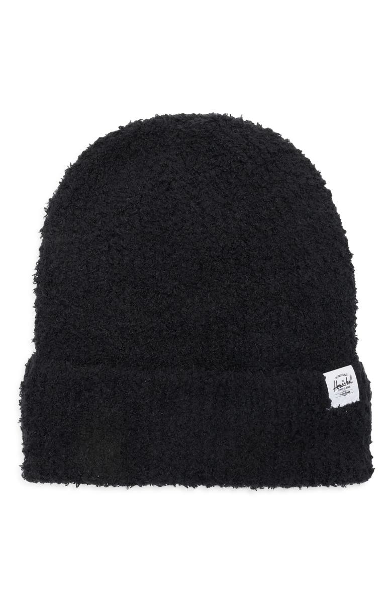 Herschel Supply Co. Bouclé Beanie, Main, color, Black