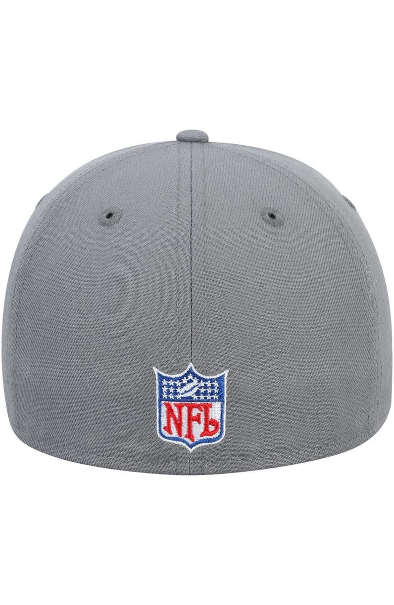 New Era Men's New Era Graphite Cleveland Browns Throwback Logo Storm 59FIFTY Fitted Hat, Alternate, color, 