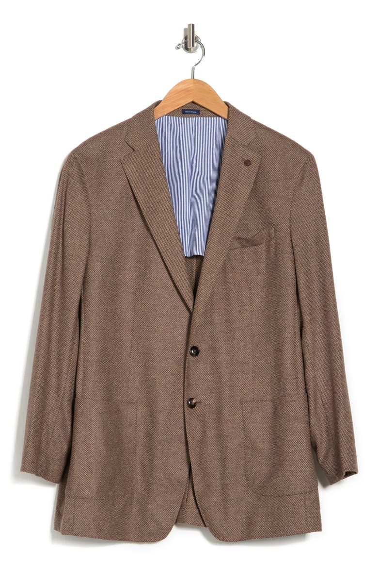 Winter Excursionist Ridge Wool & Cashmere Sport Coat, Main, color, DARK AMBER