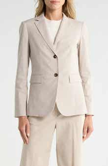 Classic Linen Blend Blazer