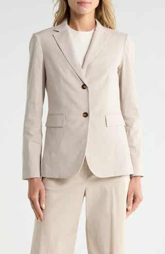 Classic Linen Blend Blazer