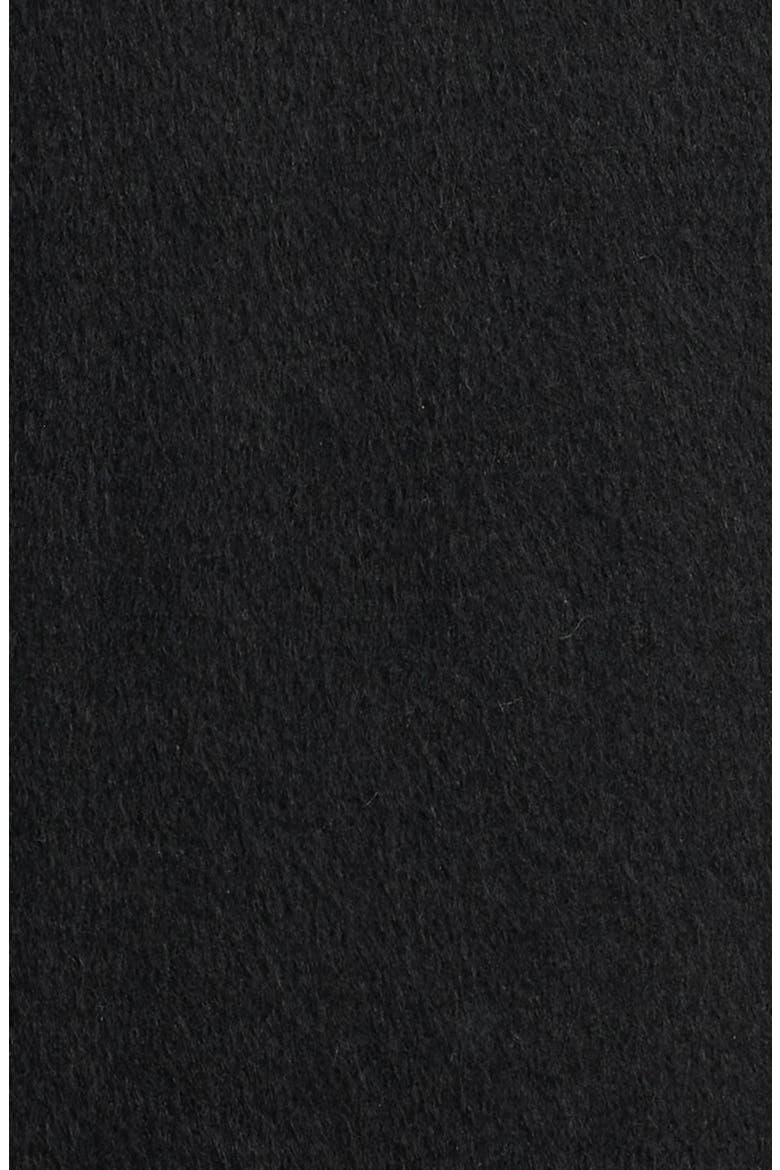 Wool Blend Peacoat, Alternate, color, BLACK