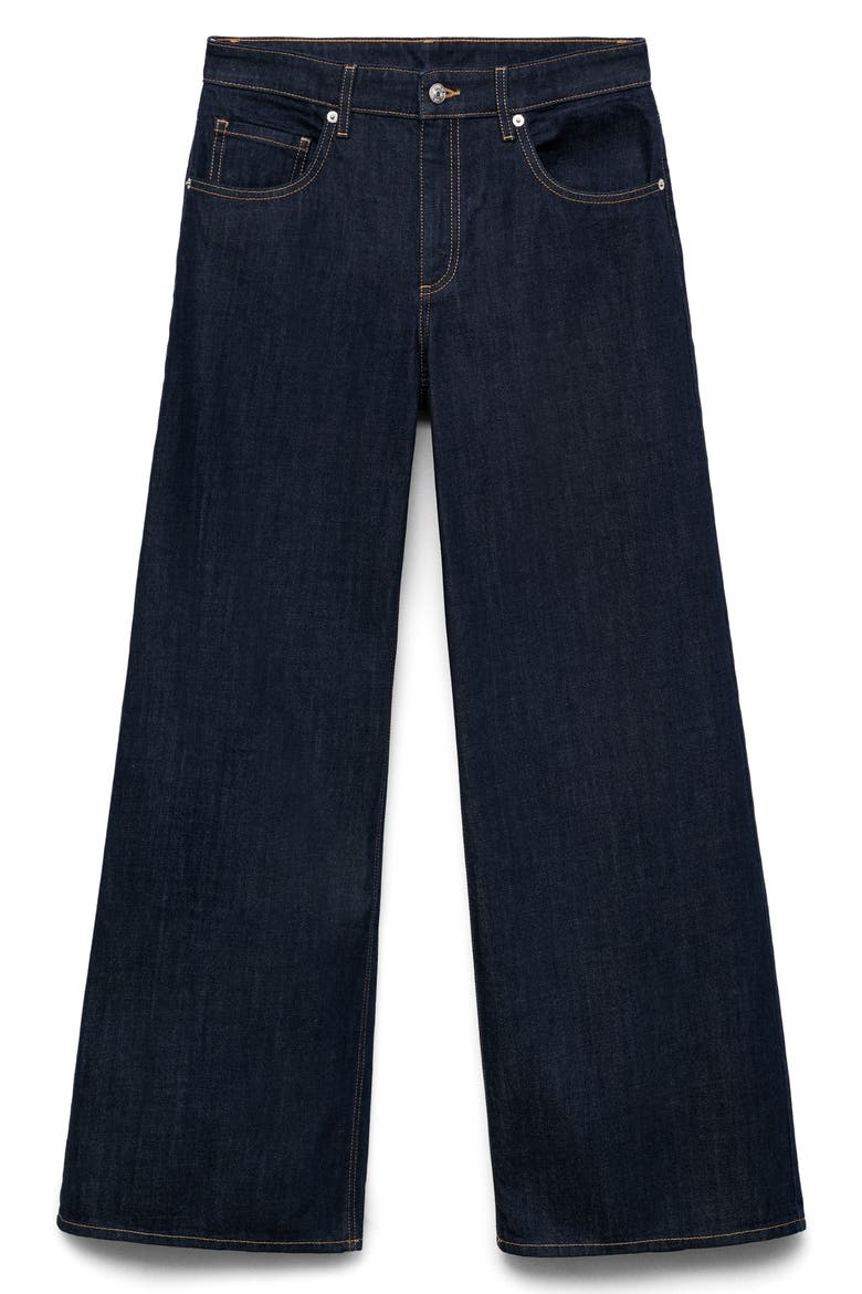 Low Rise Wide Leg Jeans, Alternate, color, OPEN BLUE