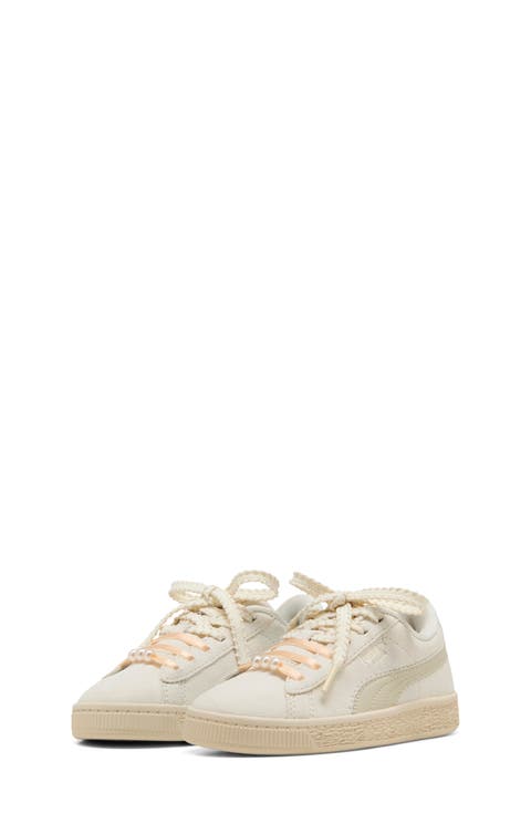Kids' Suede Bloom Sneaker