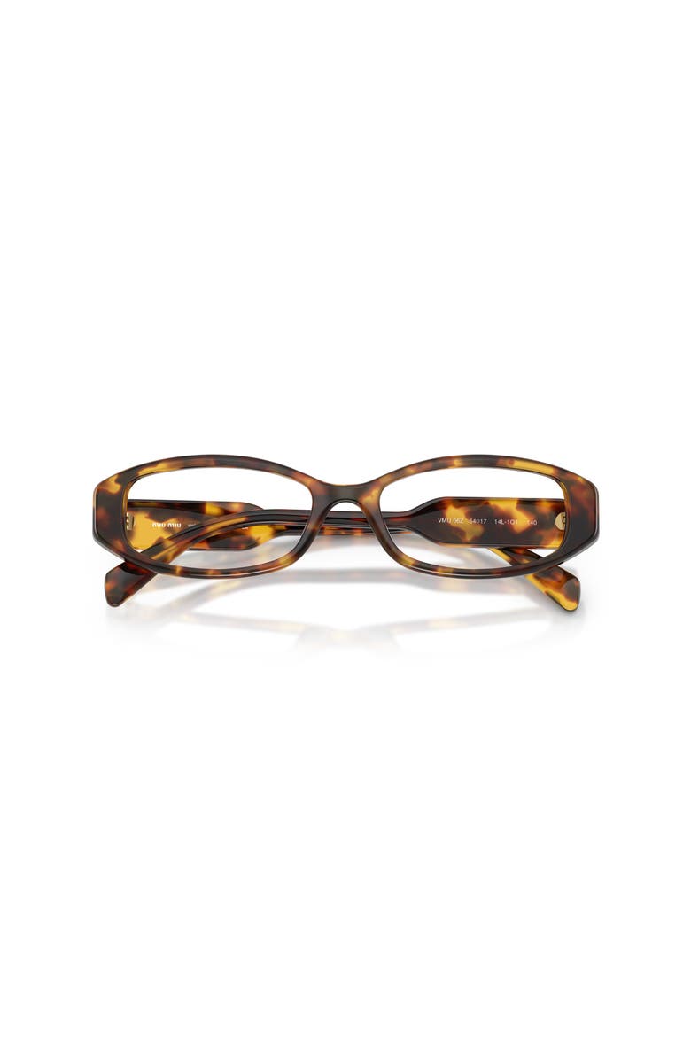54mm Rectangle optical glasses, Alternate, color, Tortoise