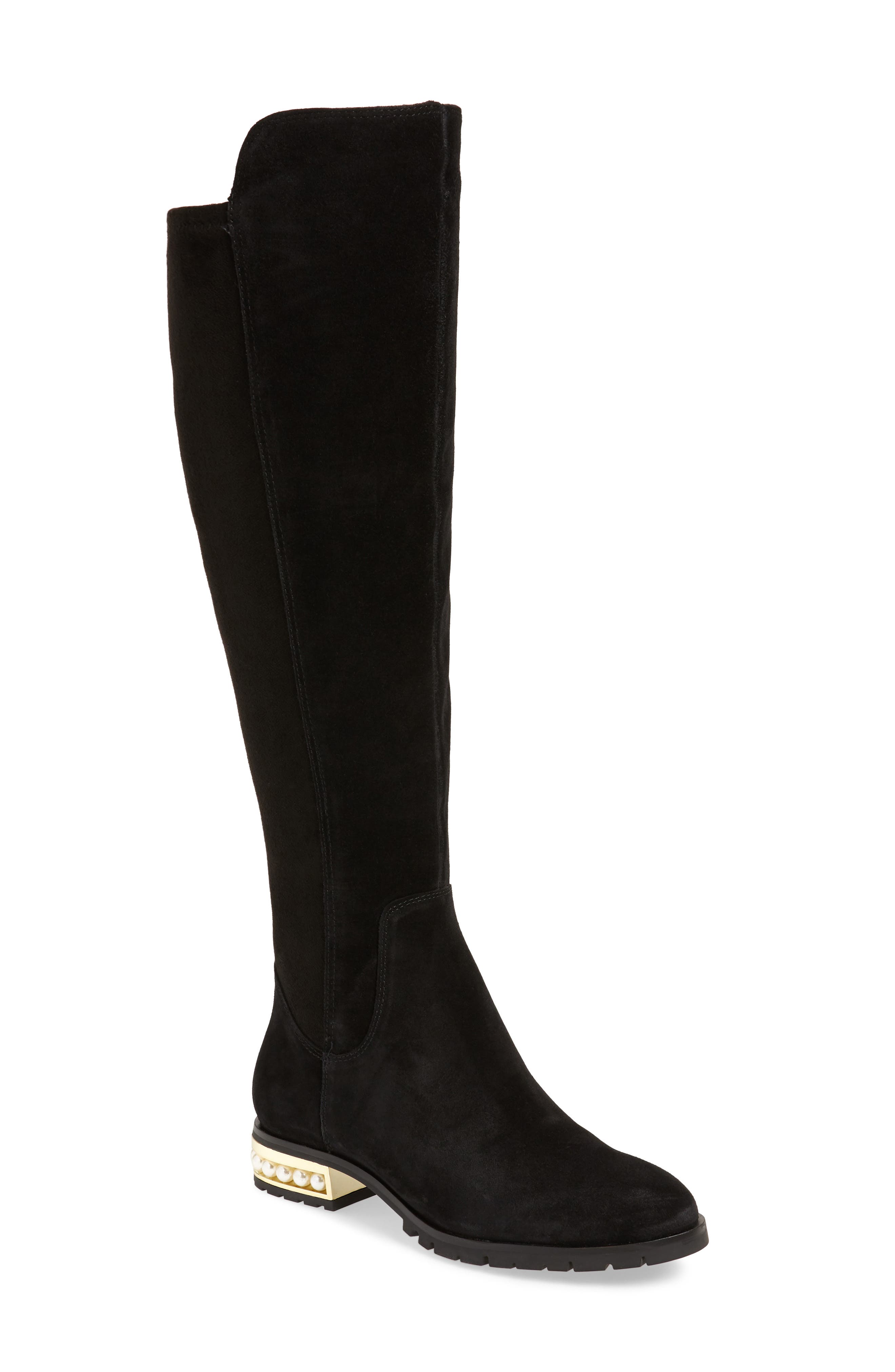 KARL LAGERFELD PARIS Sutton Over the Knee Boot, Main, color, 