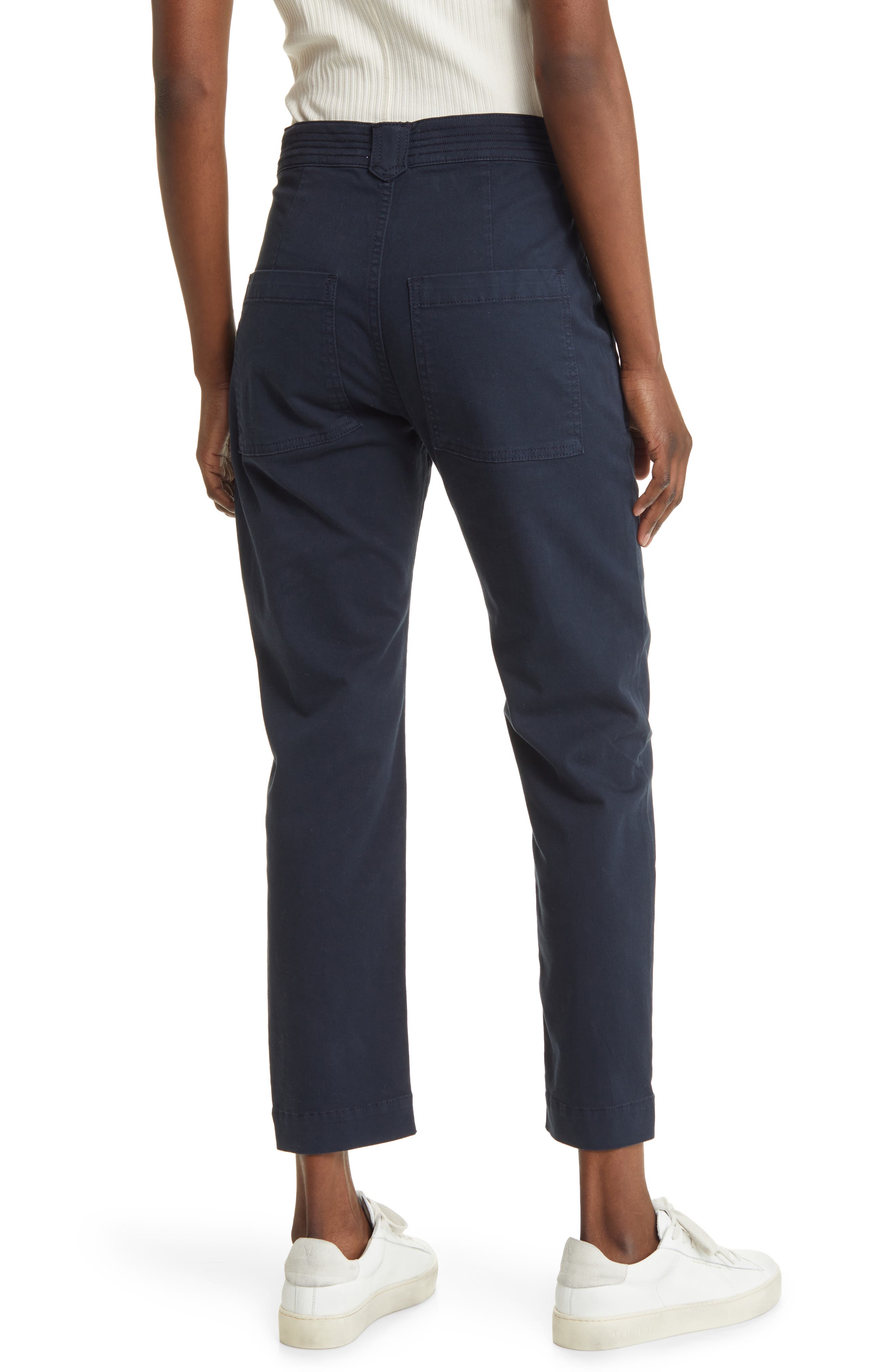 Trapunto Button Tab Cuff Pants - image 2