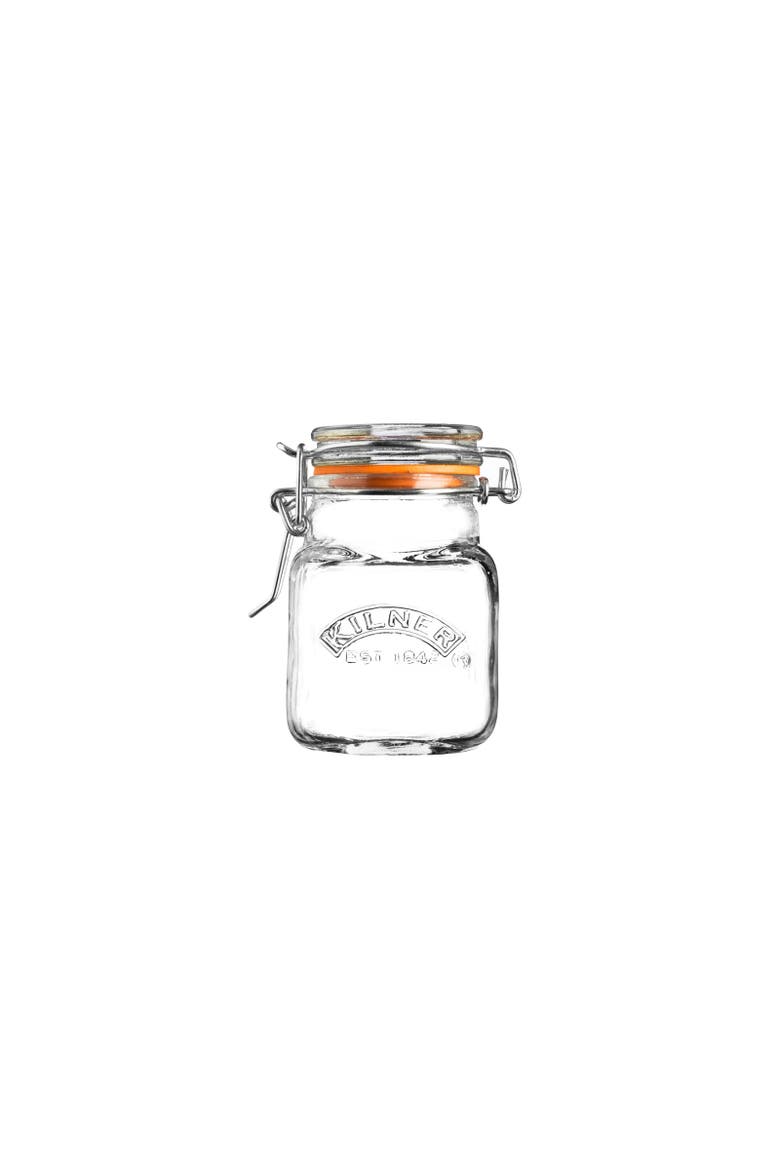 Square Clip Top Jar for Canning and Food Storage, Main, color, 3 in