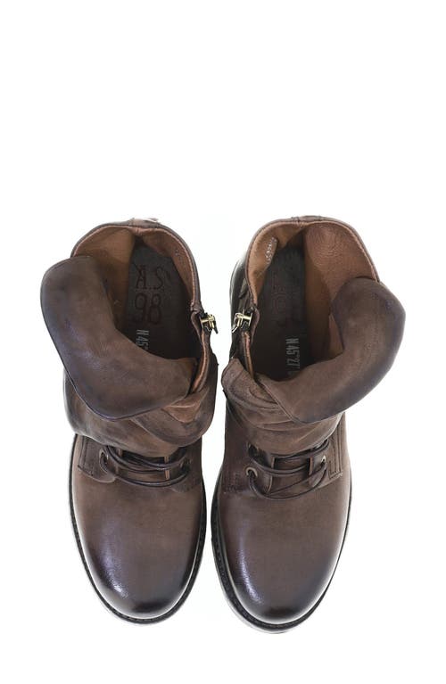 As98 A.s.98 Simon Ii Moto Bootie In Brown