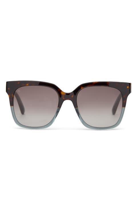 Natasha 53mm Polarized Square Sunglasses