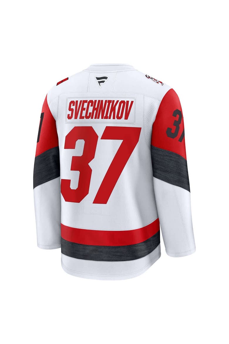 Men's Fanatics Andrei Svechnikov White Carolina Hurricanes Away Premium Jersey, Alternate, color, White