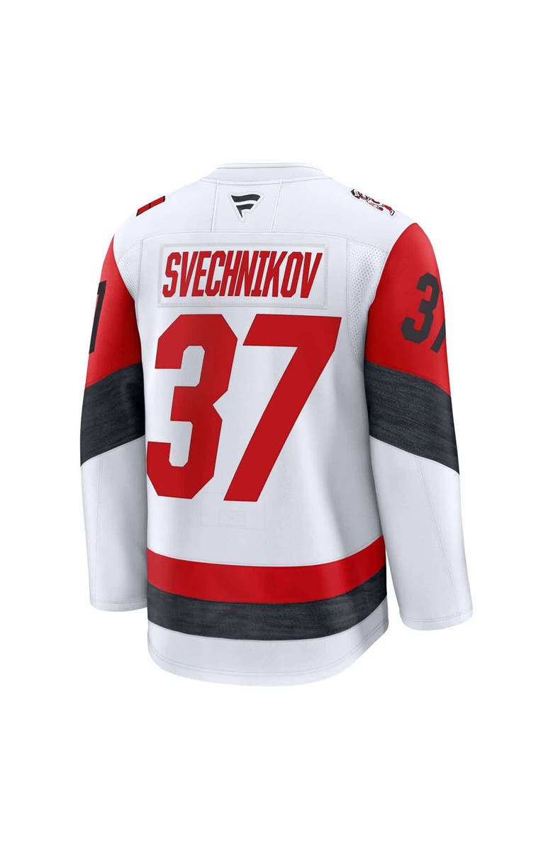 FANATICS Men's Fanatics Andrei Svechnikov White Carolina Hurricanes Away Premium Jersey, Alternate, color, White