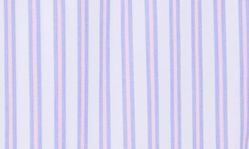 Frank & Eileen Stripe Relaxed Cotton Button-up Shirt In Blue