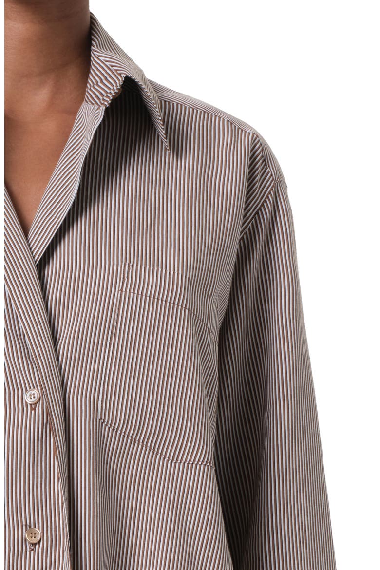 Aris Stripe Asymmetric Button-Up Shirt, Alternate, color, JAKARTA STRIPE